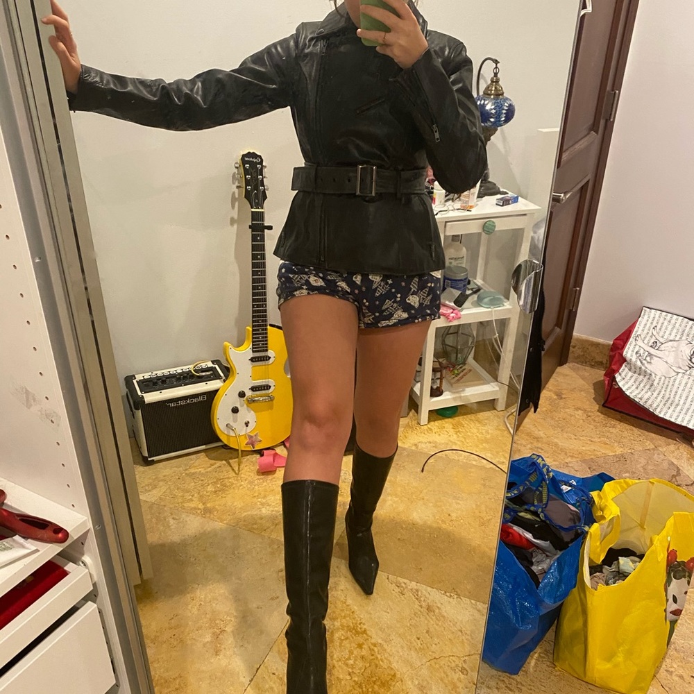 Real leather jacket